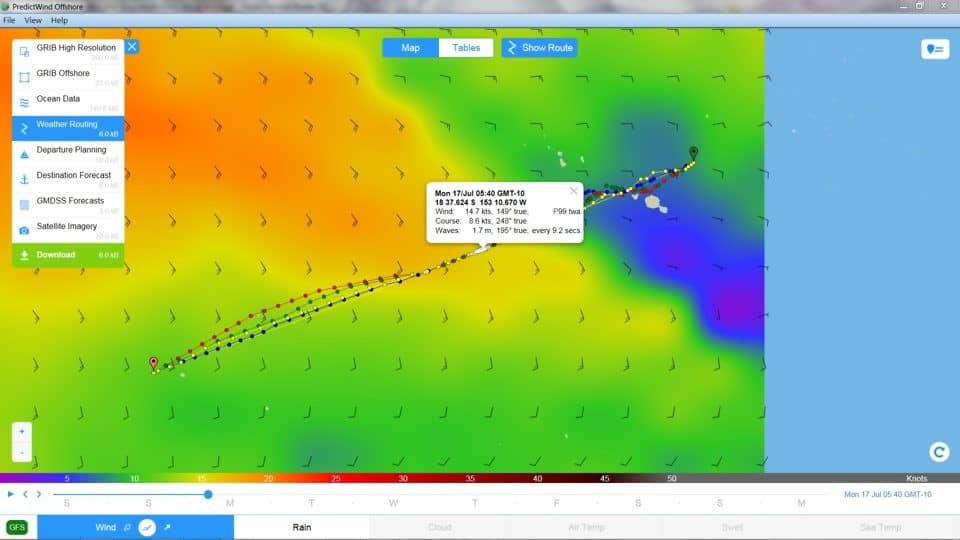 predictwind offshore weather app