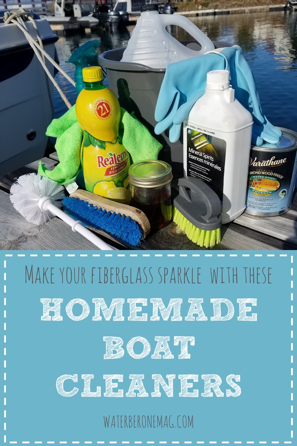 Homemade boat cleaners to make your fiberglass boat sparkle