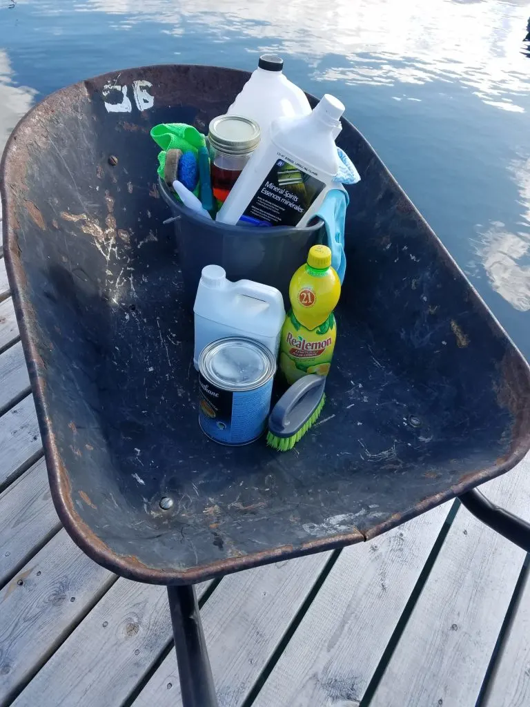 homemade boat vinyl cleaner