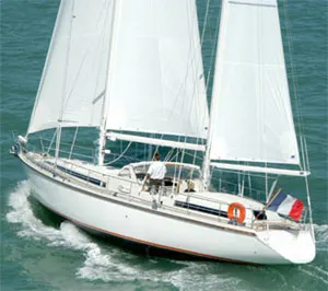 Amel Super Maramu is a popular bluewater sailboat